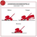 Benzinrasenmäher MS173-51 Scheppach mit Motoröl & Ersatzmesser – 51cm Schnittbreite | Radantrieb - Bild 3