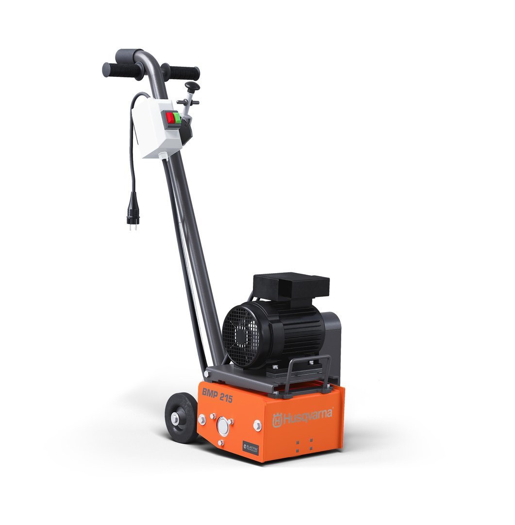 BMP215-3.jpg HUSQVARNA / BLASTRAC BMP 215 E mit Trommel – Betonfräse (230 Volt) - Bild 1