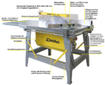 LESCHA CPFL 500 | Baukreissäge 400 V / 5,5 kW - Bild 2