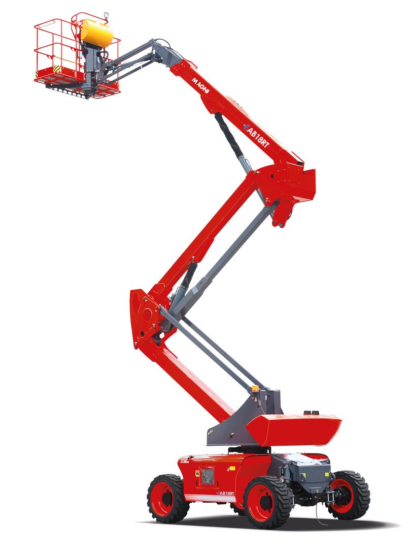 EAB18RT-copprod-1.jpg MAGNI EAB18RT Elektro-Gelenkteleskop-Arbeitsbühne geländegängig 18,0 mtr. - Bild 1