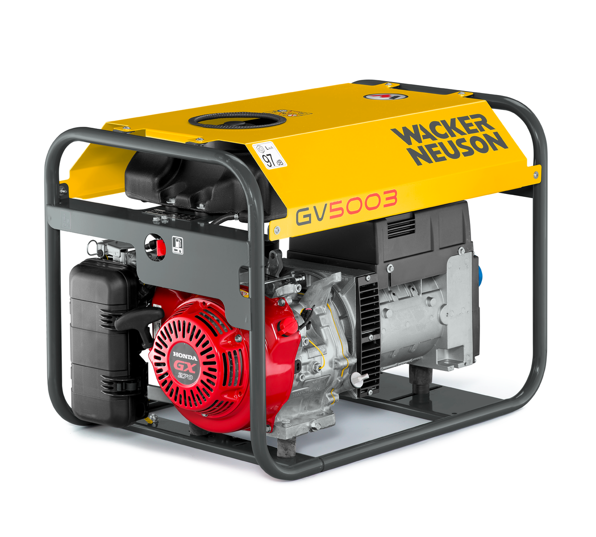 GV2500A.png WACKER NEUSON GV 2500A benzinbetriebener Stromerzeuger 230 Volt | 2,5 kVA - Bild 1