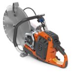 HUSQVARNA K1 PACE Akku Trennschleifer Ø 350 mm SET MIT 2 AKKUS, LADEGERÄT, TRENNSCHEIBE & KISTE