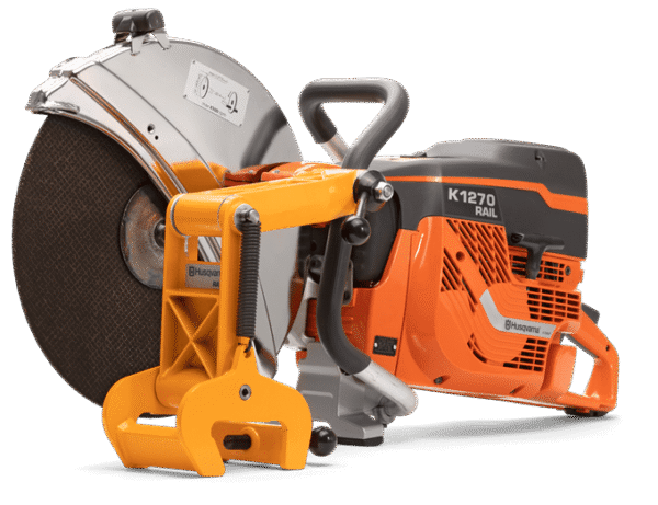 HUSQVARNA K 1270 RAIL benzinbetriebener Schienen-Trennschleifer Ø 350 mm / 400 mm