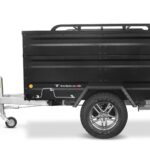 TPV Kofferanhänger 1300kg KT-EB3 Offroad Plus Bordwanderhöhung Geschlossen Gebremst Schwarz