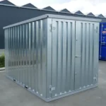 Lagercontainer 3×2 Meter Galvanisiert Doppeltüren Kurze Seite - Bild 3
