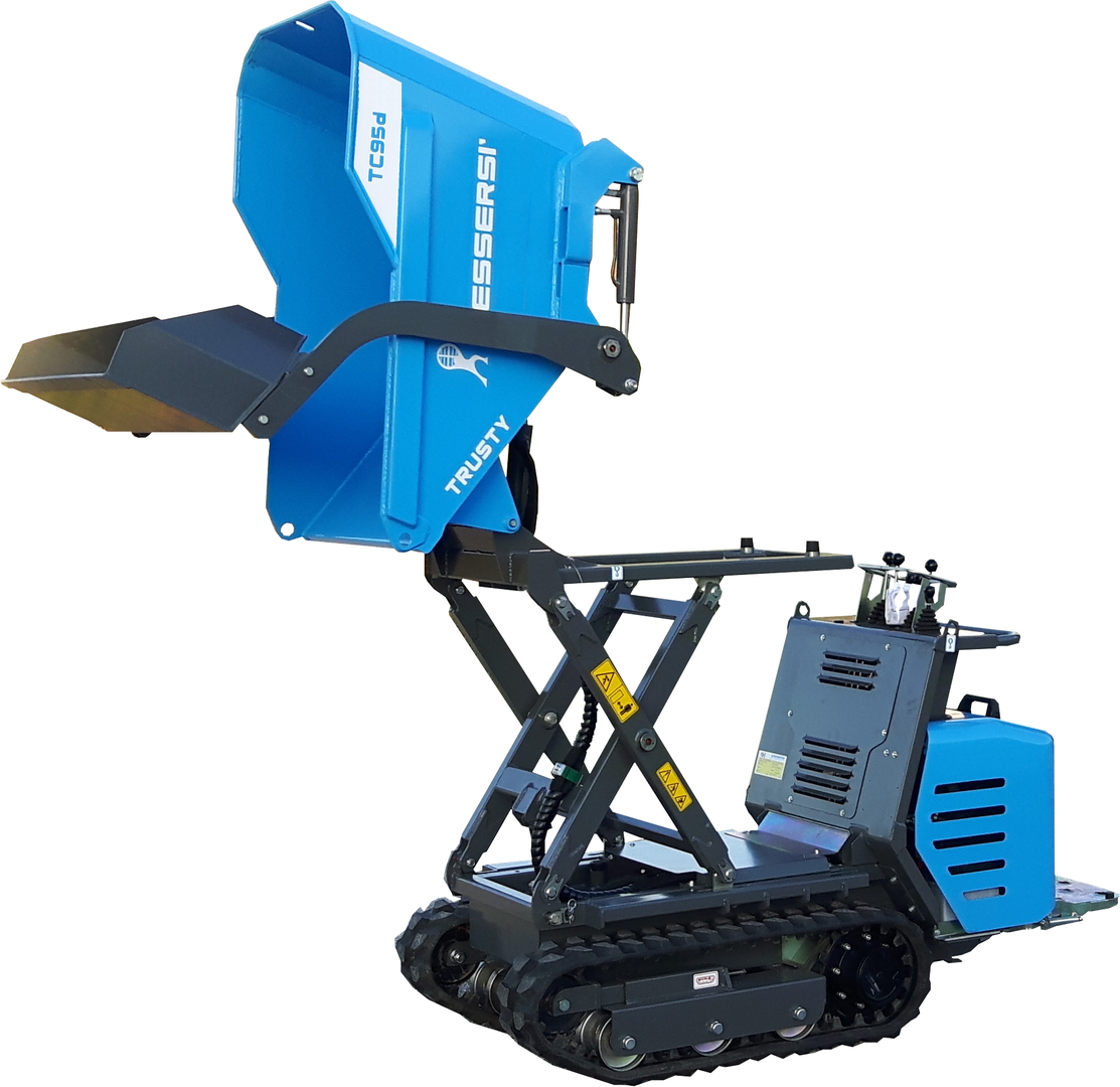 TC95d_AVP-2.png MESSERSI TC95d – Minidumper Hochkipper + Selbstladeschaufel mit 900 kg Zuladung | Gebrauchtgerät - Bild 1