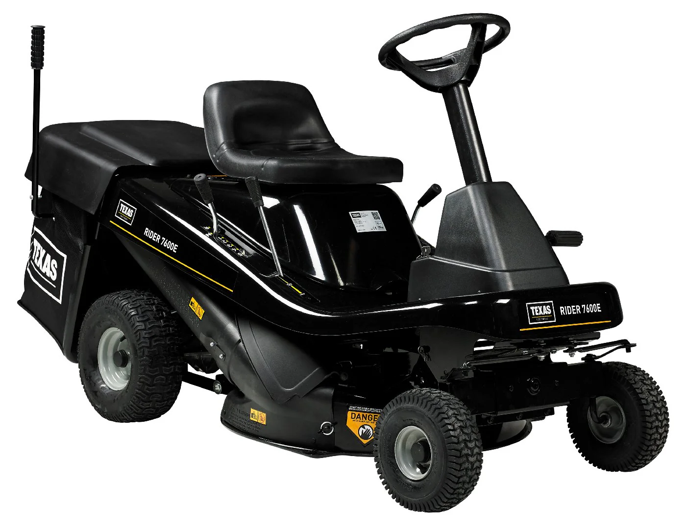Texas_Rider_7600E_3in1_20190321_1800x1800.webp Texas Aufsitzmäher Rider 7600E 3in1 inkl. Mulchkit – Modell 2025 - Bild 1
