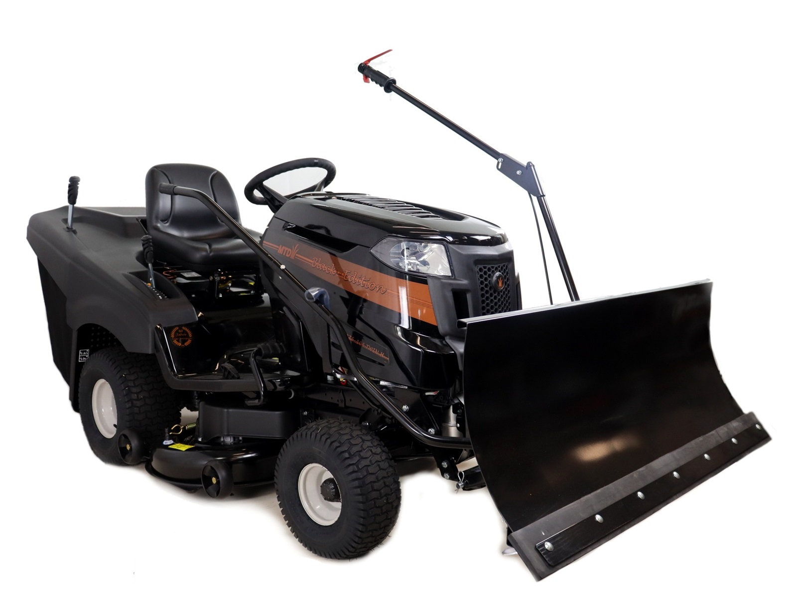 a-8.jpg Rasentraktor 275/106 TWIN Hydrostat – Modell 2023 – Schneeschild 120 Plus ( Black Edition ) - Bild 1