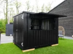 BARCONTAINER 3×2 XL METER SCHWARZ RAL 9005 - Bild 3