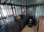 BARCONTAINER 3×2 XL METER SCHWARZ RAL 9005 - Bild 6