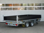 Humbaur HTK 3500.37 STAHL E-Pumpe – Stahlbordwand Schwarz - Bild 2