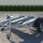 Humbaur HM102113 Motorradtransporter mit 3 Motorradschienen