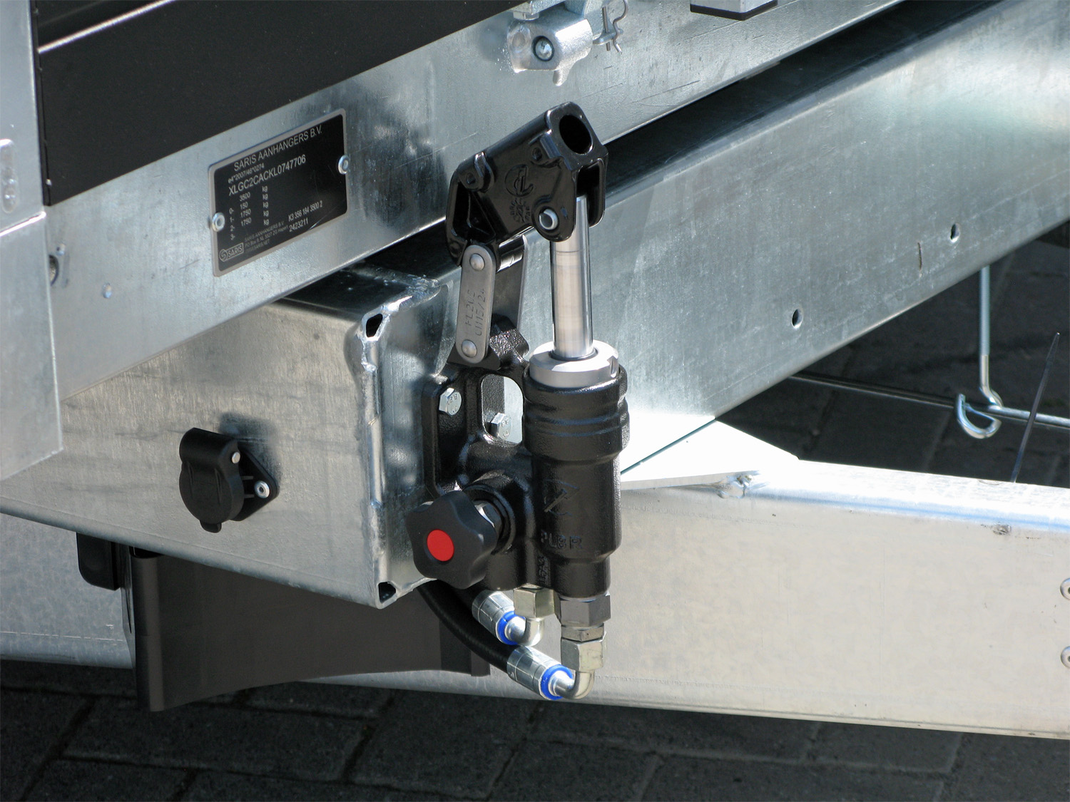 Saris K3 356 184 3500 2 HD E Profi Heavy Duty Rampen, Stützen, Nothandpumpe - Bild 7